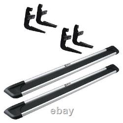 Westin Sure Grip Brushed Aluminum Running Boards & Mounting Kit for 4Runner Pair