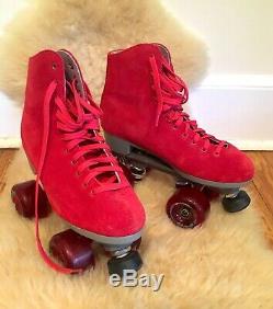 Women's Cherry Red Sure Grip Roller Skates Size 6