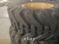 2 Nouveau Goodyear Sure Grip 15 19,5 8 Ply Tractor Tires Avec Jantes