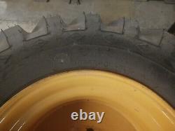 2 Nouveau Goodyear Sure Grip 15 19,5 8 Ply Tractor Tires Avec Jantes