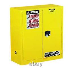 Armoire de sécurité Justrite 893000 Sure-Grip Ex inflammable, 30 gallons, jaune