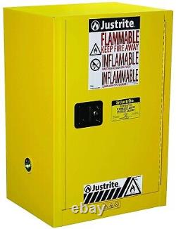 Armoire de sécurité pour produits inflammables Justrite 891200 Sure-Grip EX de 12 gallons.