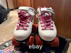 Bottes de derby Sure Grip Rebel avec platines Sunlite 2 et lacets de patins Bont, taille 6