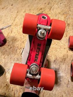 Bottes de derby Sure Grip Rebel avec platines Sunlite 2 et lacets de patins Bont, taille 6