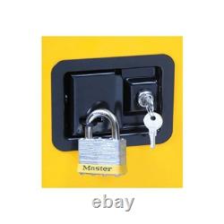 Cabinet de sécurité standard Sure-Grip EX JUSTRITE 894500, 43 l x 18 p x 65 h, Jaune