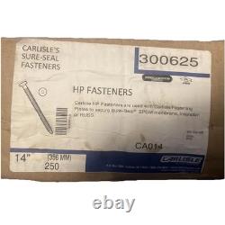 Carlisle's SURE-SEAL Fixations HP 14 pouces 300617 250 pièces Vis de toiture