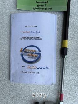 Commande manuelle handicap Push/Rock Sure Grip pour conducteur droitier