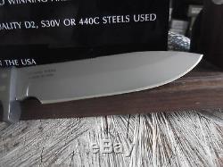 Couteaux De L'alaska 9 1/2 Magnum Alaska D2 Outil En Acier Sûr Poignée # 157fg