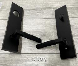 Ensemble de serrure à levier d'entrée avec clé cylindre Sure-Loc LV307 FBL-GRIP SKN FBL Levanto, Noir