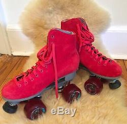 Femmes Cherry Red Sure Skates Roller Grip Taille 6