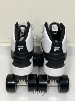 Fila Panda Noir Blanc Femmes 7 Patins à Roues Custom Sure Grip Roues Extérieures