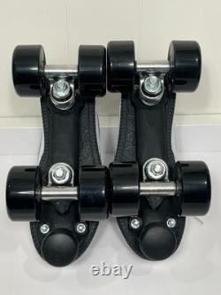 Fila Panda Noir Blanc Femmes 7 Patins à Roues Custom Sure Grip Roues Extérieures