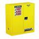 Justrite 893000 Armoire De Sécurité Ex Flammable Sure-grip, 30 Gal, Jaune