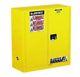 Justrite 893000 Armoire De Sécurité Sure-grip Ex Flammable, 30 Gal, Jaune