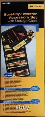 Kit d'accessoires Fluke Tlk-225 Sure Grip Master avec étui de rangement, tout neuf dans sa boîte