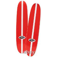 La Roue Chauffée Skateboard Polarizer Baja Red Kit Sure-grip Trucks, Hardware