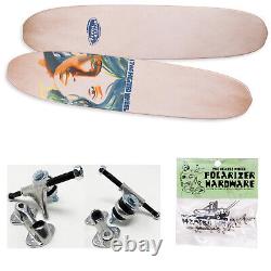 La Roue Chauffée Skateboard Polarizer Jacklyn Kit Sure-grip Trucks, Hardware