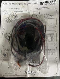 Manette hydraulique à 3 fonctions Sure Grip, SW-J2, 2 boutons