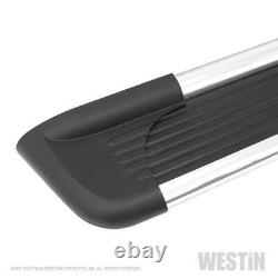 Marchepied Westin Running Board en aluminium brossé avec Sure-Grip, 93 pouces