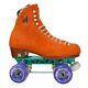 Moxi Lolly Clementine Orange Skates Taille 6 W7-7.5 Sunlite Plaques Sure-grip Wheel