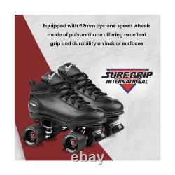 Patin à roulettes Sure-Grip Cyclone Noir Hommes 8 / Femmes 9