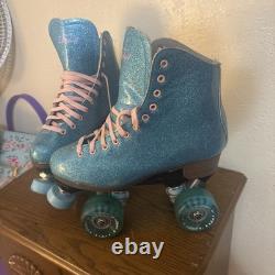Patin à roulettes quad Sure-Grip Blue Stardust Glitter taille 5