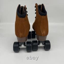 Patins à roulettes Sure Grip Boardwalk Plus Suede Marron Cannelle Hommes 7 Femmes 8