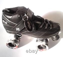 Patins à roulettes Sure-Grip GT-50 Rock Skates, taille 7 pour hommes, couleur noire.