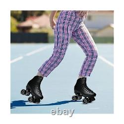 Patins à roulettes Sure-Grip Malibu unisexe en cuir végétalien élégant et durable