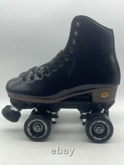 Patins à roulettes Sure Grip Stardust paillettes noires taille 4