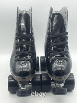 Patins à roulettes Sure Grip Stardust paillettes noires taille 4