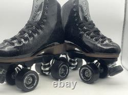 Patins à roulettes Sure Grip Stardust paillettes noires taille 4