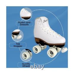 Patins à roulettes Sure-Grip White Fame pour femmes en nylon et aluminium 57m