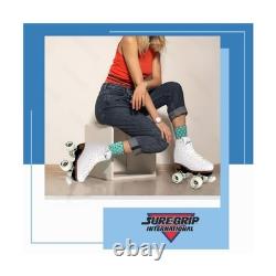 Patins à roulettes Sure-Grip White Fame pour femmes en nylon et aluminium 57m