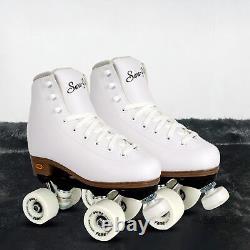 Patins à roulettes Sure-Grip White Fame pour femmes en nylon et aluminium 57m