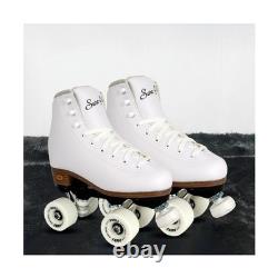 Patins à roulettes Sure-Grip White Fame pour femmes en nylon et aluminium 57m