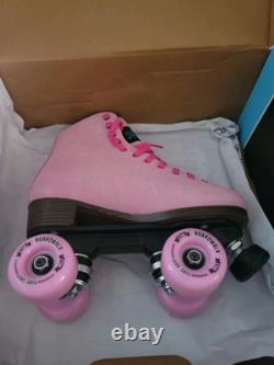 Patins à roulettes Sure Grip, taille 6, daim rose