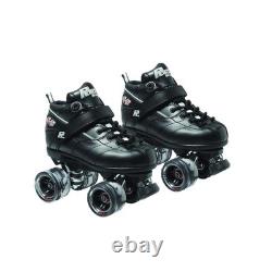 Patins à roulettes d’intérieur élégants Sure Grip Rock GT50 noirs pour hommes et femmes, avec caractéristiques