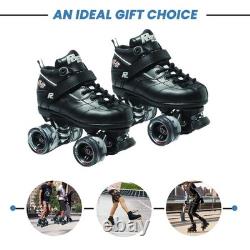 Patins à roulettes d’intérieur stylés Sure Grip Rock GT50 noirs pour hommes et femmes, featur