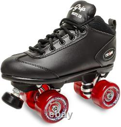 Patins à roulettes extérieurs noirs Sure-Grip Cyclone Rouge