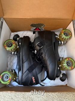Patins à roulettes quad Sure-Grip Rebel Derby avec roues supplémentaires Taille 7 (Femme 9)