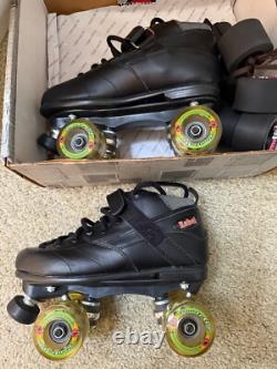 Patins à roulettes quad Sure-Grip Rebel Derby avec roues supplémentaires Taille 7 (Femme 9)