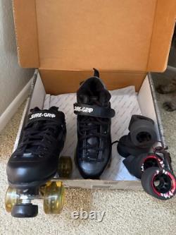 Patins à roulettes quad Sure-Grip Rebel Derby avec roues supplémentaires Taille 7 (Femme 9)