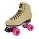 Patins à Roulettes Rétro En Suède Tan 1300 Pour Extérieur Avec Cuir Suédé Durable