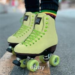 Patins à roulettes unisexe Sure-Grip Boardwalk en cuir et caoutchouc S pour extérieur