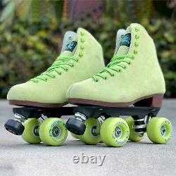 Patins à roulettes unisexe Sure-Grip Boardwalk en cuir et caoutchouc S pour extérieur