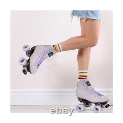 Patins à roulettes unisexes Sure-Grip Boardwalk avec bottes en cuir rétro et