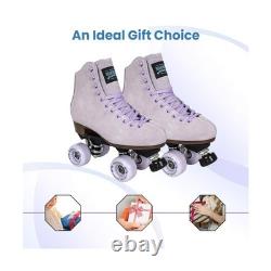 Patins à roulettes unisexes Sure-Grip Boardwalk avec bottes en cuir rétro et