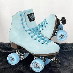 Patins à roulettes unisexes Sure-Grip Boardwalk en cuir et caoutchouc S pour extérieur