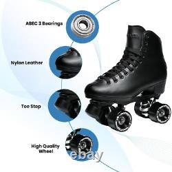 Patins à roulettes unisexes Sure-Grip Malibu noirs NIB Hommes 1 / Femmes 2